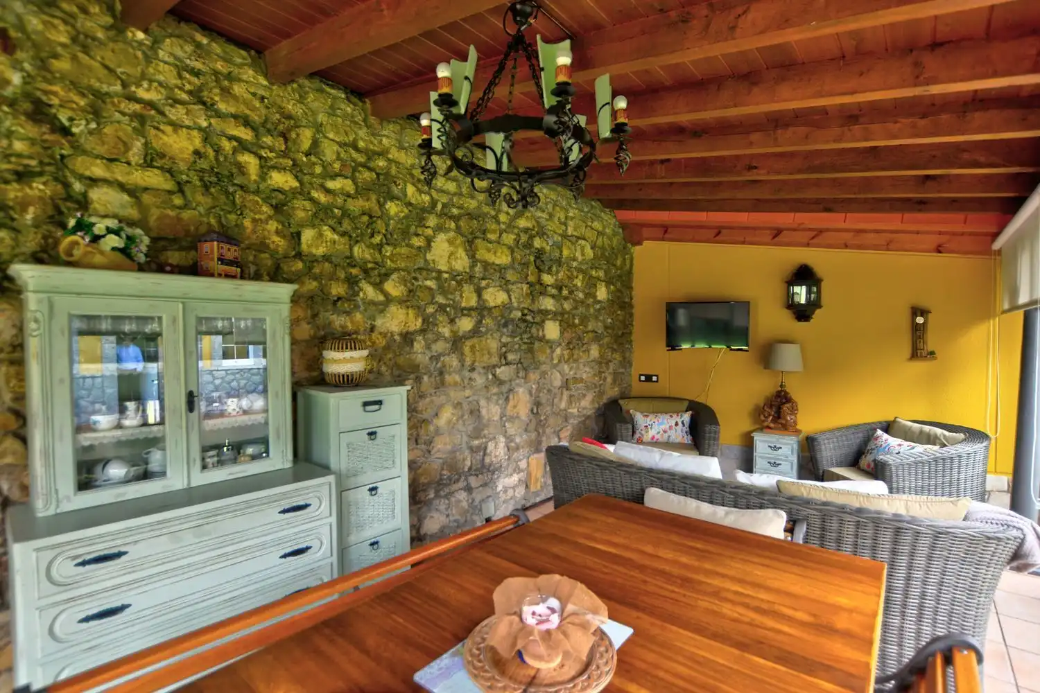 Sala de estar de Casa o chalet en venta en Avilés con Calefacción, Terraza y Trastero
