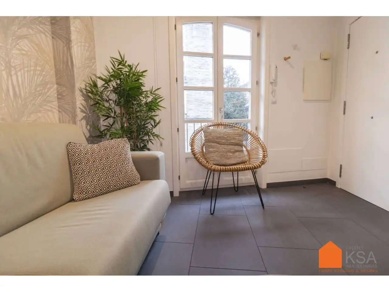 Sala de estar de Casa o chalet en venta en Noia con Calefacción y Amueblado