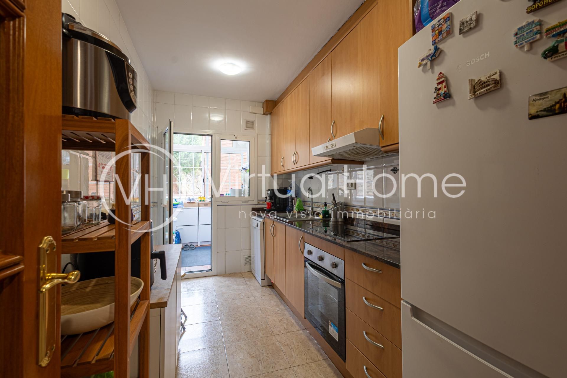 Kitchen of Flat for sale in Santa Susanna  with Air Conditioner, Heating and Balcony