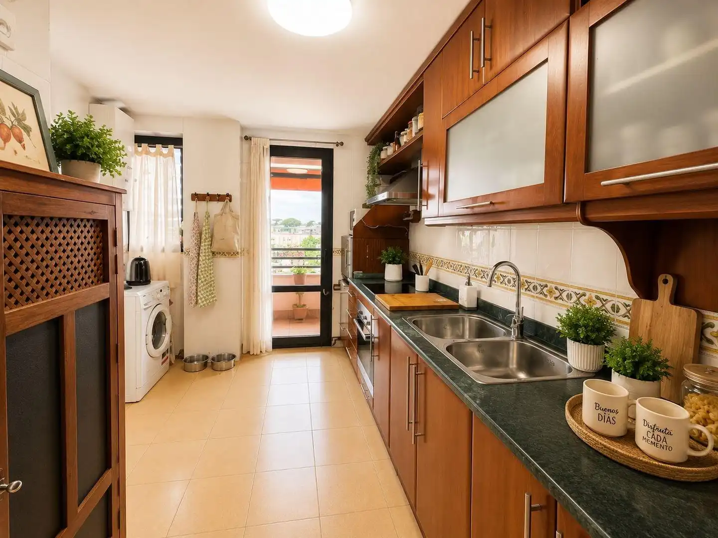 Kitchen of Flat for sale in Córdoba  with Air Conditioner, Heating and Terrace