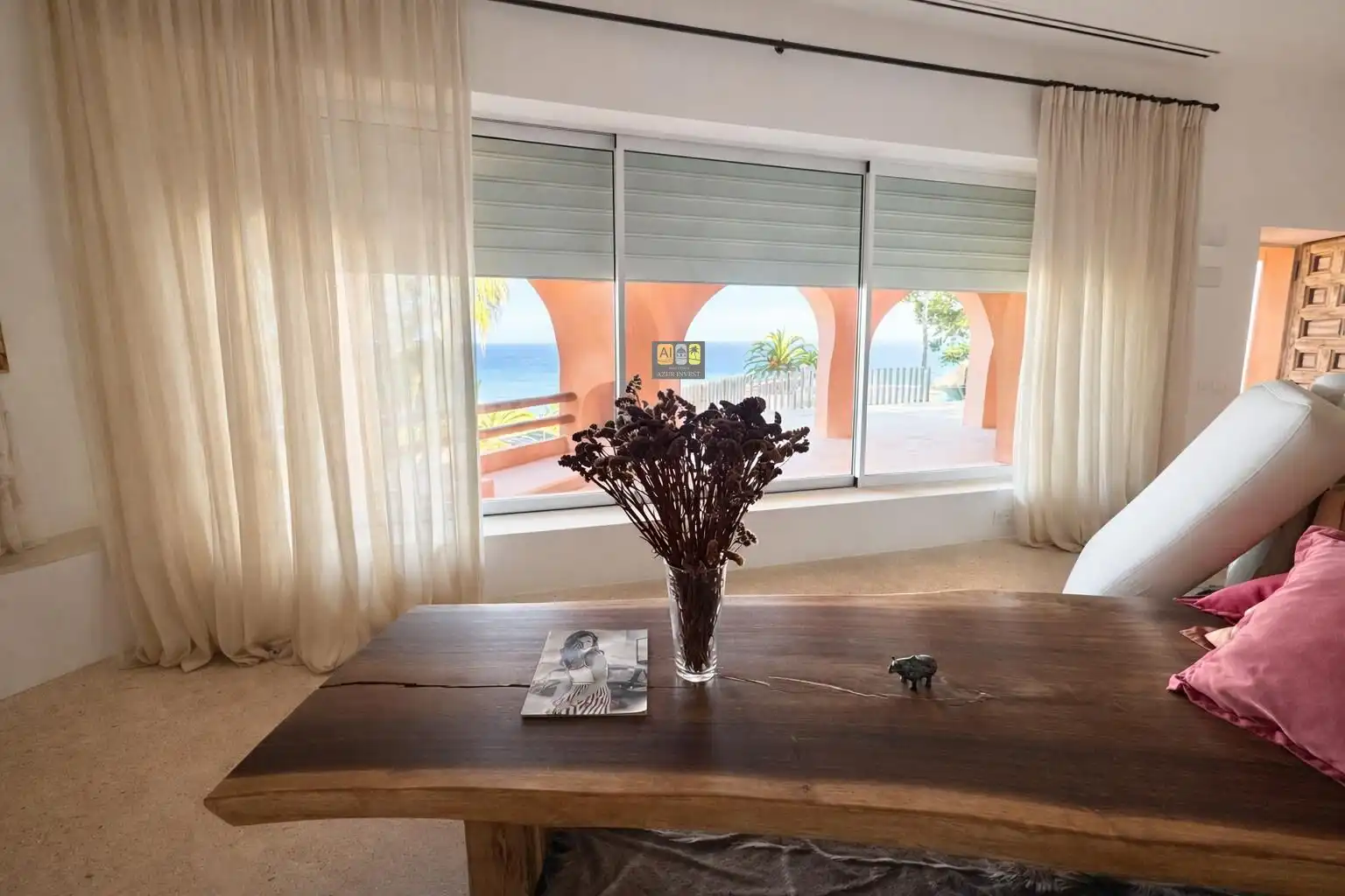 Sala de estar de Casa o chalet en venta en Altea con Aire acondicionado, Jardín privado y Terraza