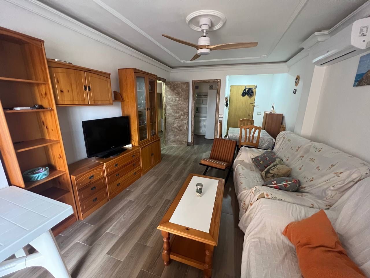 Living room of Flat to rent in San Javier  with Air Conditioner, Terrace and Furnished