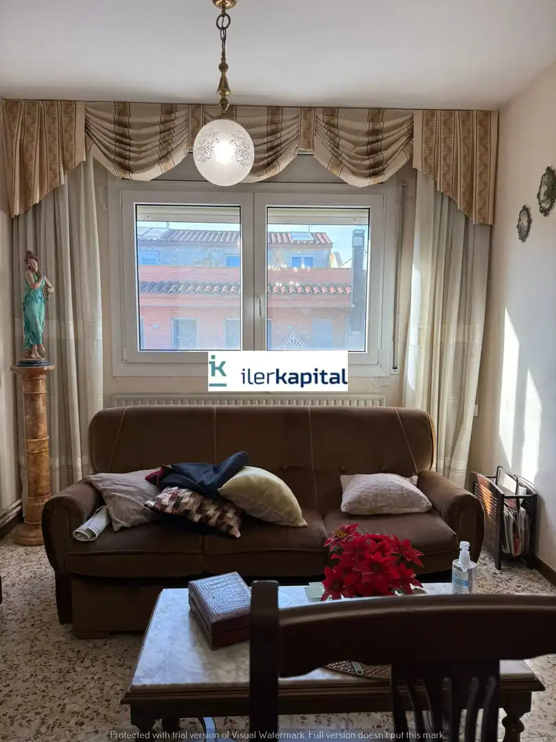 Sala de estar de Piso en venta en Almacelles con Aire acondicionado, Calefacción y Trastero