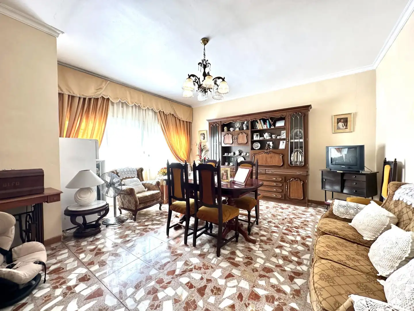 Wohnzimmer von Country house zum Verkauf in Lorca mit Klimaanlage und Privatgarten
