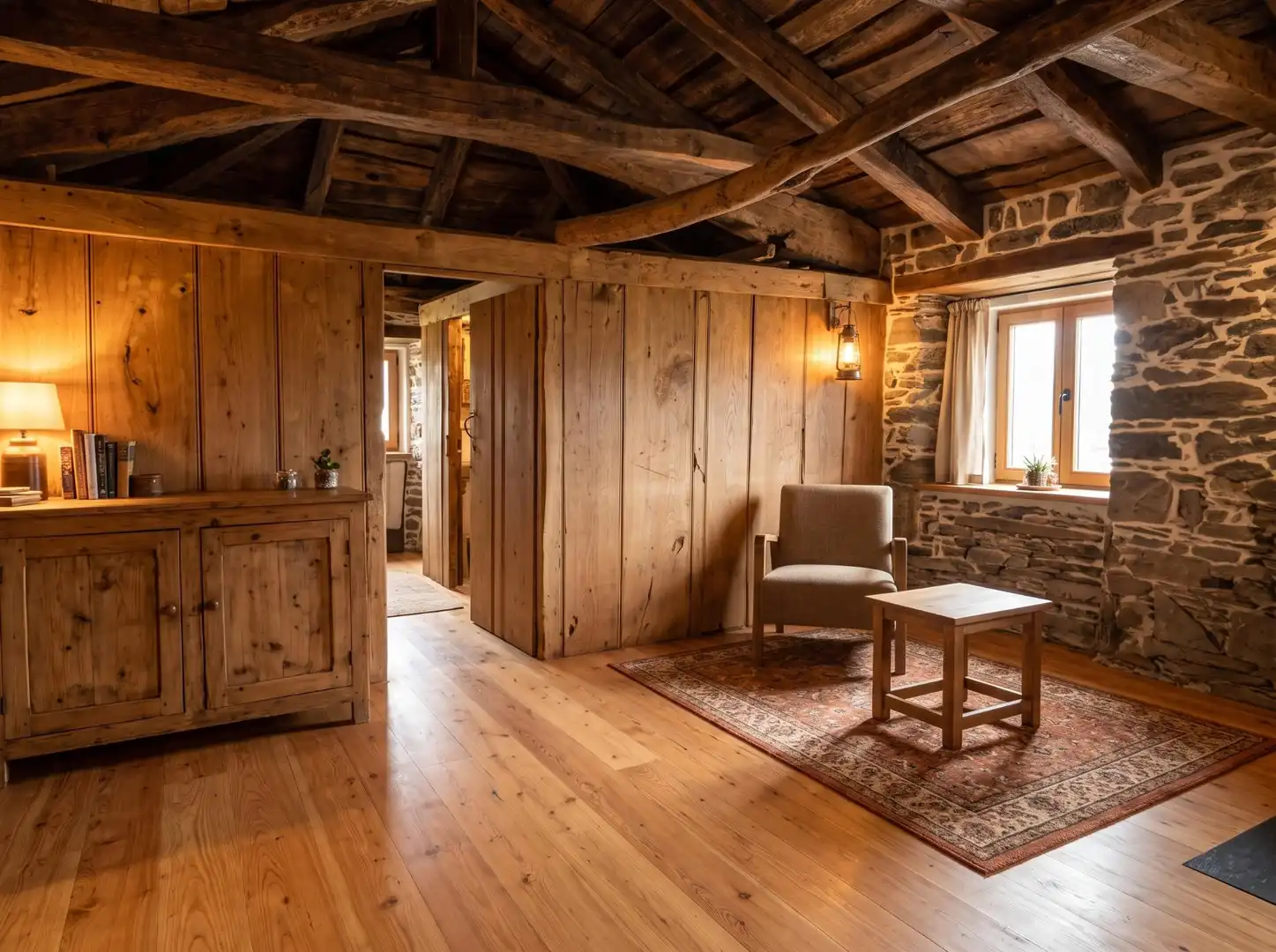 Sala d'estar de Finca rústica en venda en Negueira de Muñiz , Lugo