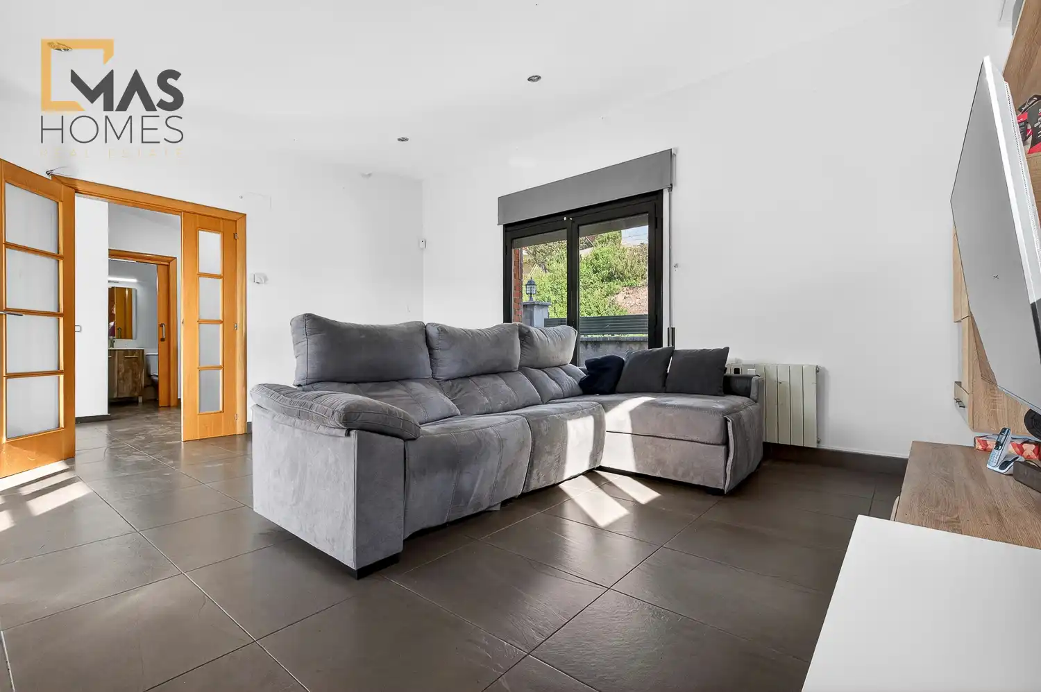 Sala d'estar de Casa o xalet en venda en Sant Llorenç Savall amb Aire condicionat, Calefacció i Jardí privat