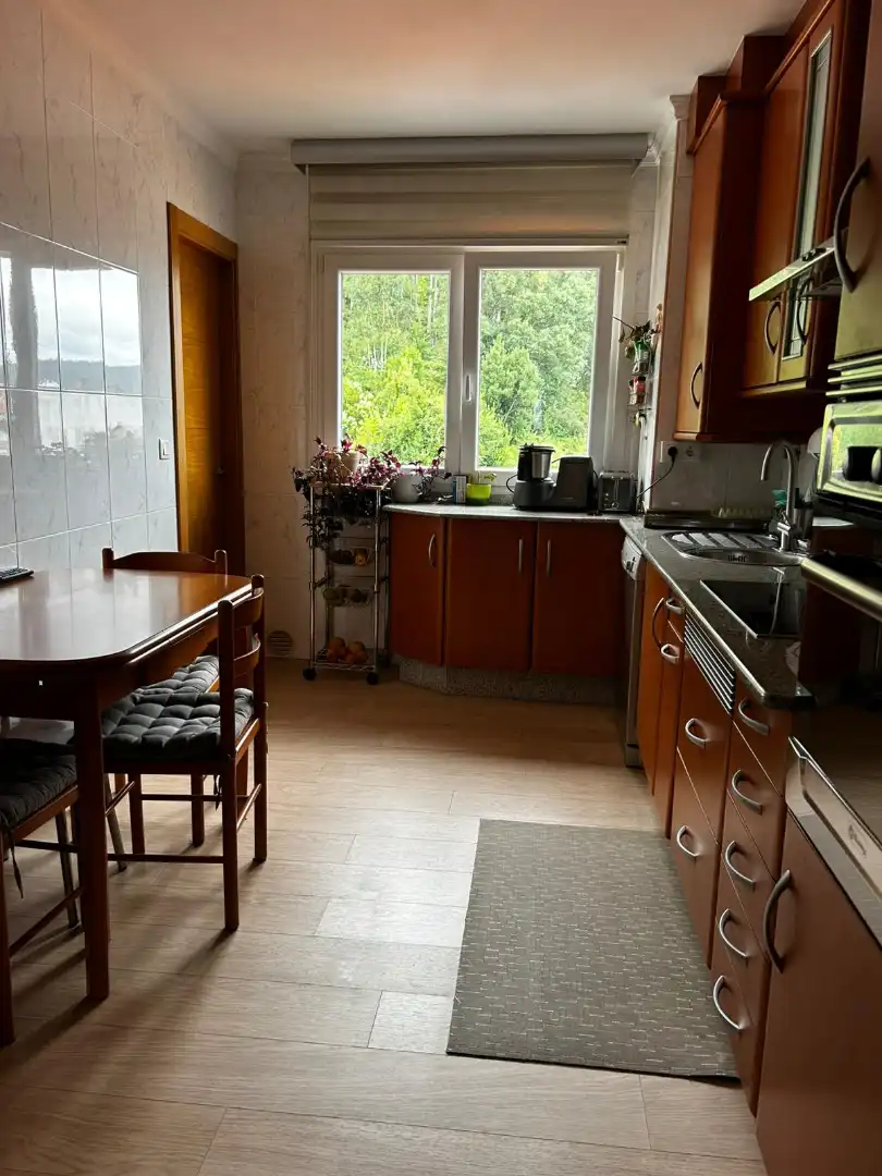 Kitchen of Flat for sale in Boiro  with Heating, Parquet flooring and Storage room
