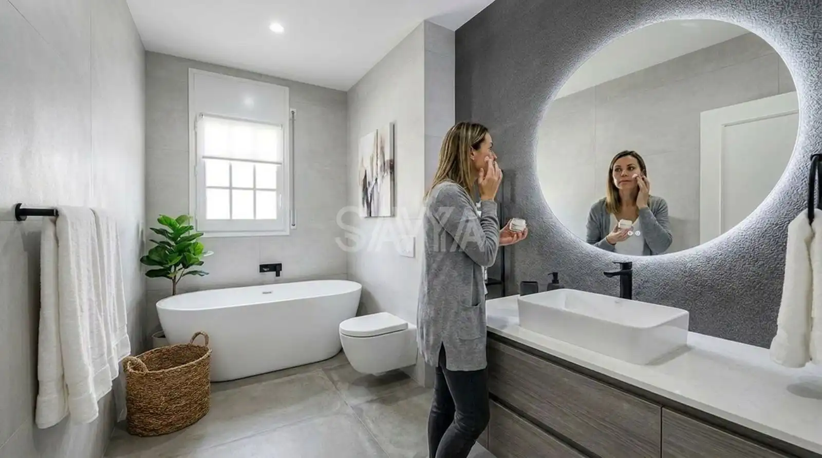 Baño de Casa o chalet en venta en Sant Just Desvern con Aire acondicionado, Terraza y Trastero