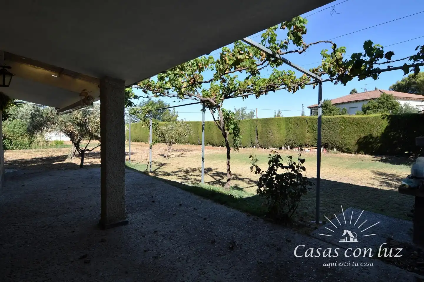 Terraza de Finca rústica en venta en Zaragoza con Aire acondicionado, Jardín privado y Amueblado