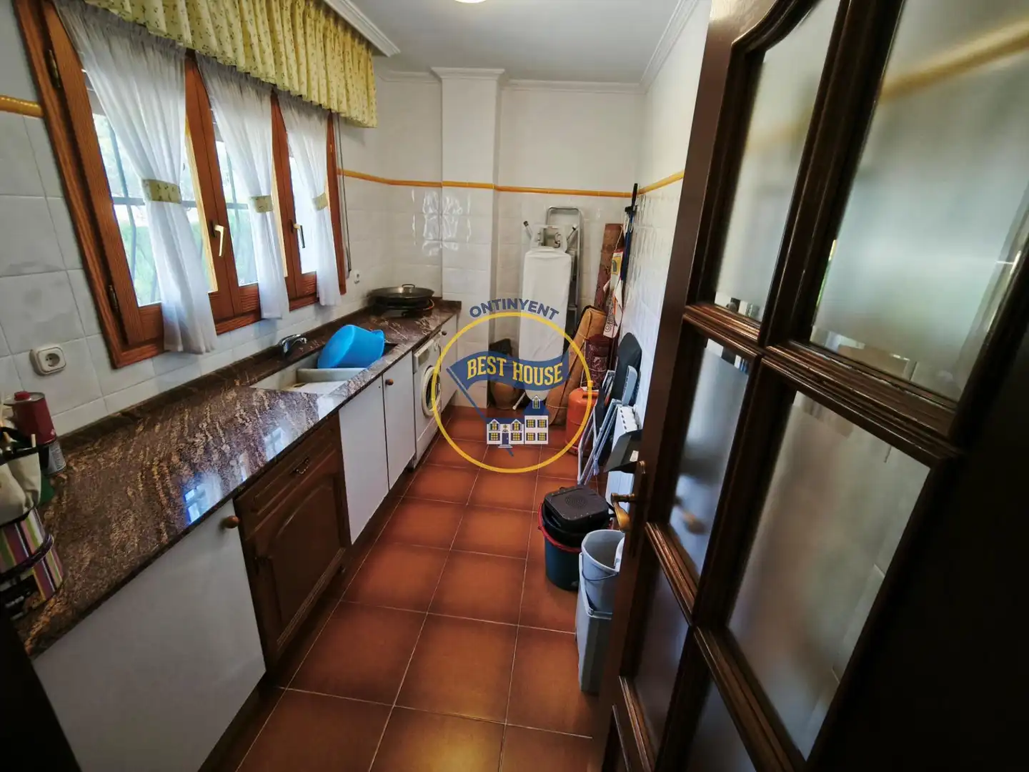 Cocina de Casa o chalet en venta en Ontinyent con Aire acondicionado, Calefacción y Jardín privado