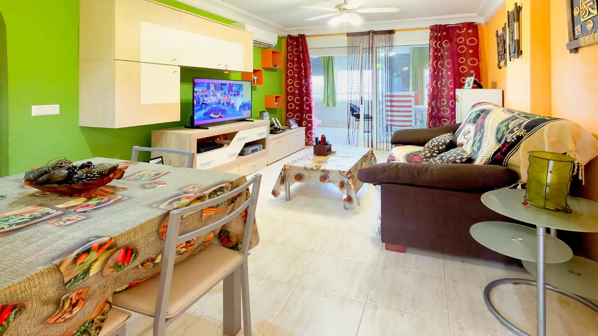 Sala de estar de Piso en venta en Villajoyosa / La Vila Joiosa con Trastero y Piscina comunitaria