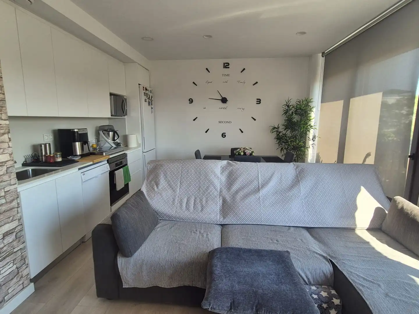 Sala d'estar de Àtic en venda en Cubelles amb Aire condicionat i Terrassa