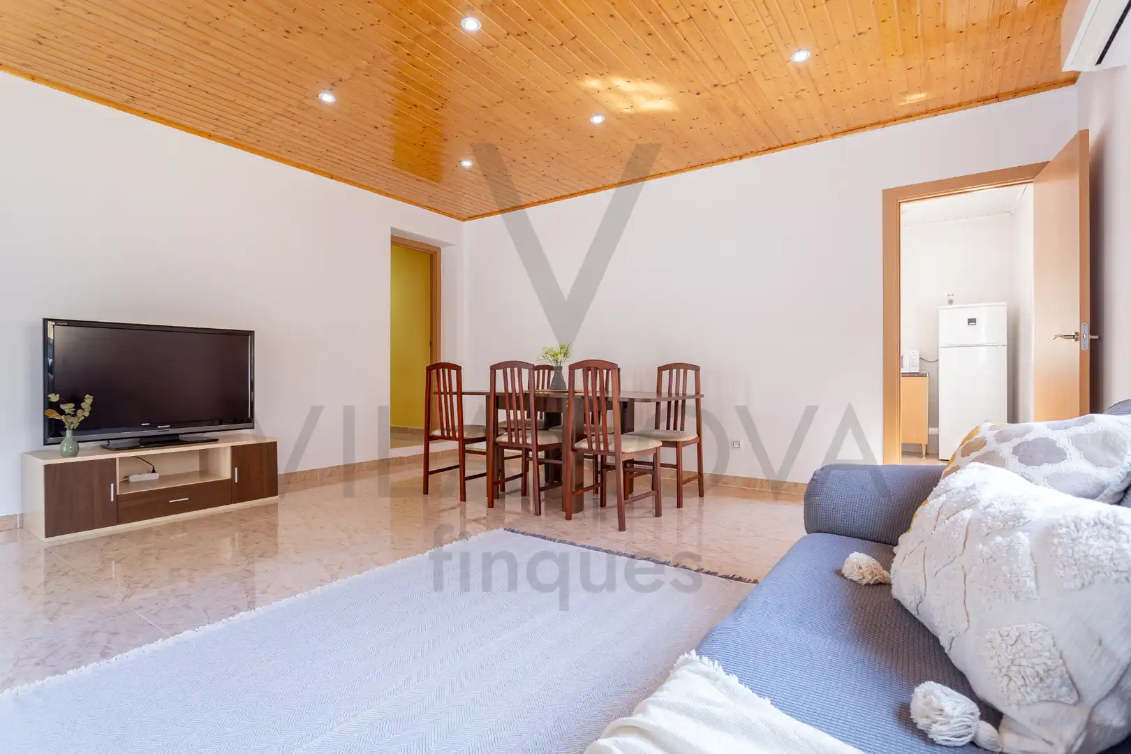 Sala de estar de Casa o chalet en venta en Cabra del Camp con Aire acondicionado, Calefacción y Jardín privado