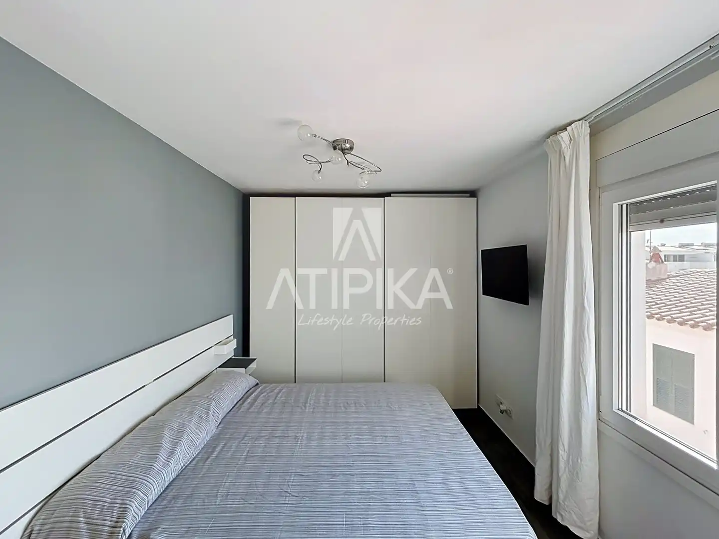 Bedroom of Flat for sale in Maó - Mahón  with Air Conditioner, Terrace and Furnished