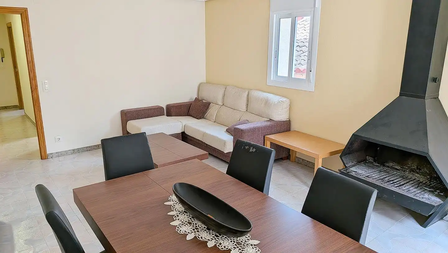 Living room of Houses for sale in Ulldecona  with Terrace, Furnished and Balcony