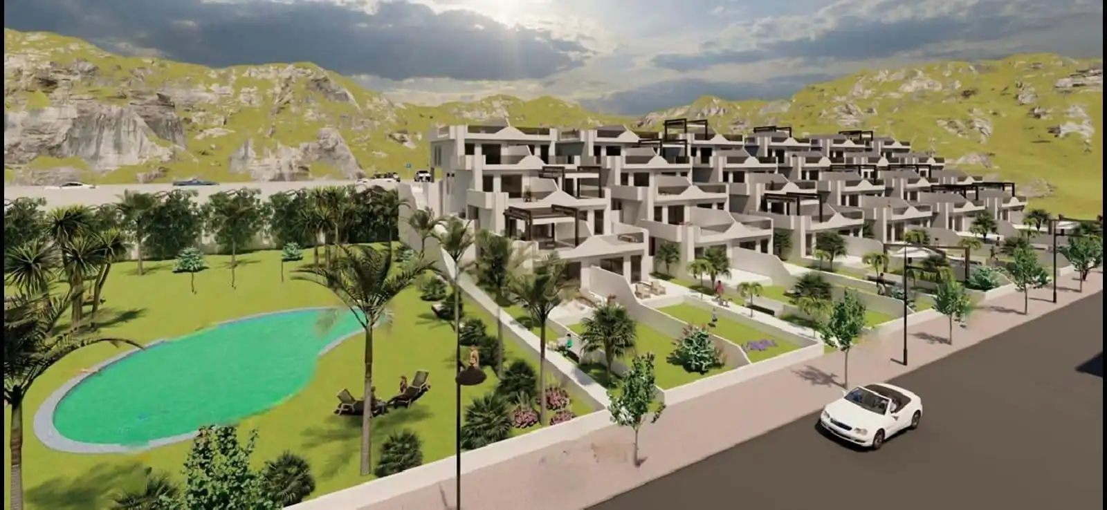 Vista exterior de Apartamento en venta en Mutxamel con Aire acondicionado, Calefacción y Terraza