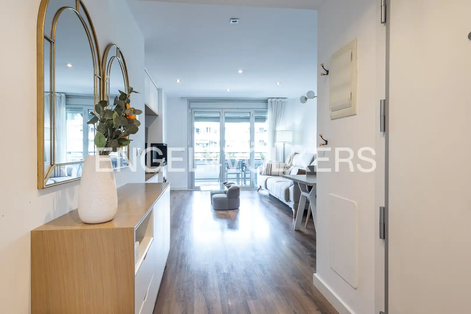 Balcony of Flat for sale in Sant Adrià de Besòs  with Air Conditioner, Heating and Parquet flooring