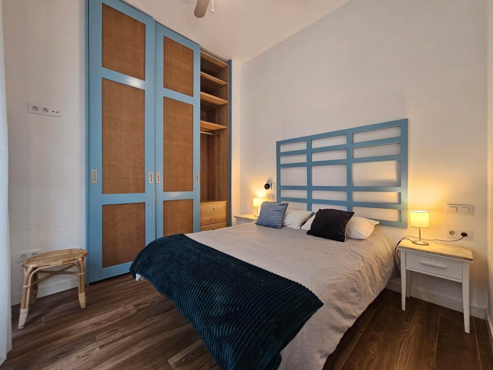 Bedroom of Flat to rent in  Madrid Capital  with Air Conditioner, Heating and Furnished