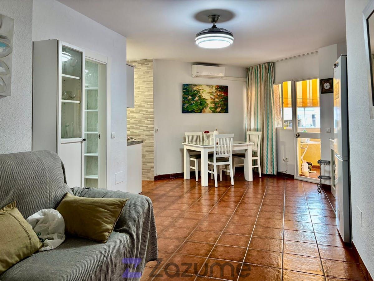 Sala de estar de Piso de alquiler en Torremolinos con Aire acondicionado, Parquet y Trastero