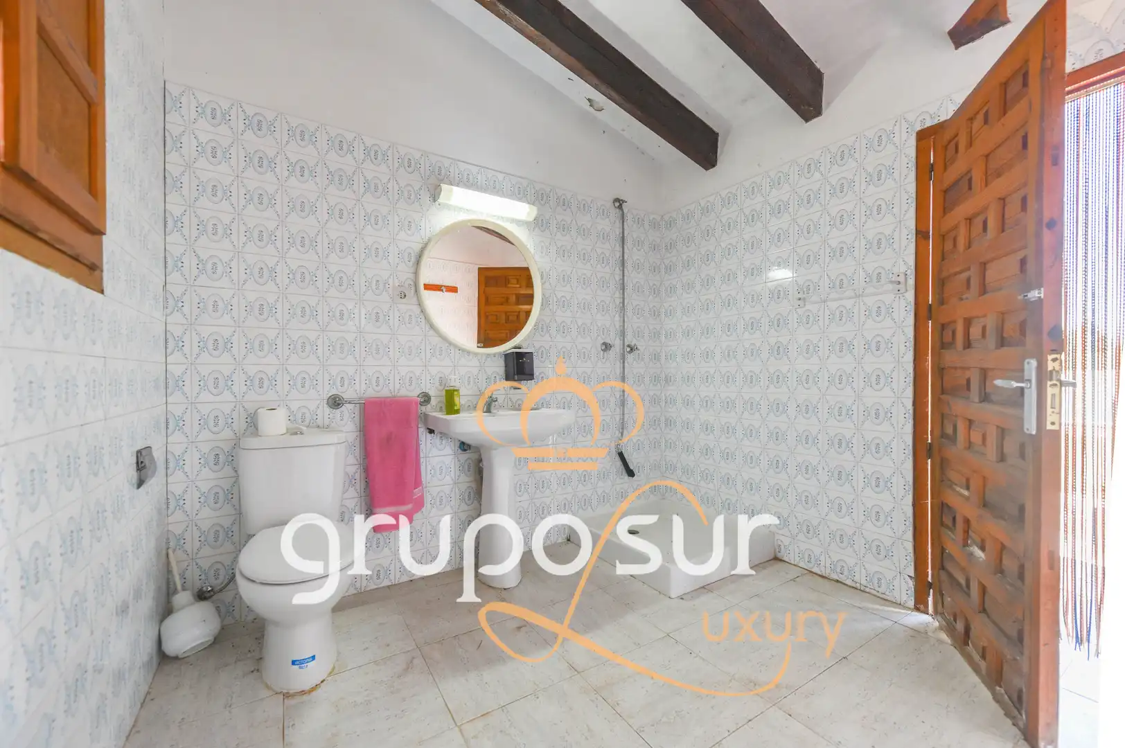 Baño de Casa o chalet en venta en Trigueros del Valle con Calefacción, Jardín privado y Terraza