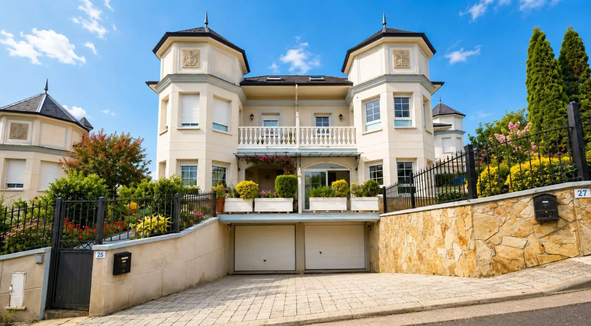 Vista exterior de Casa adosada en venta en Bárcena de Cicero con Calefacción, Jardín privado y Terraza