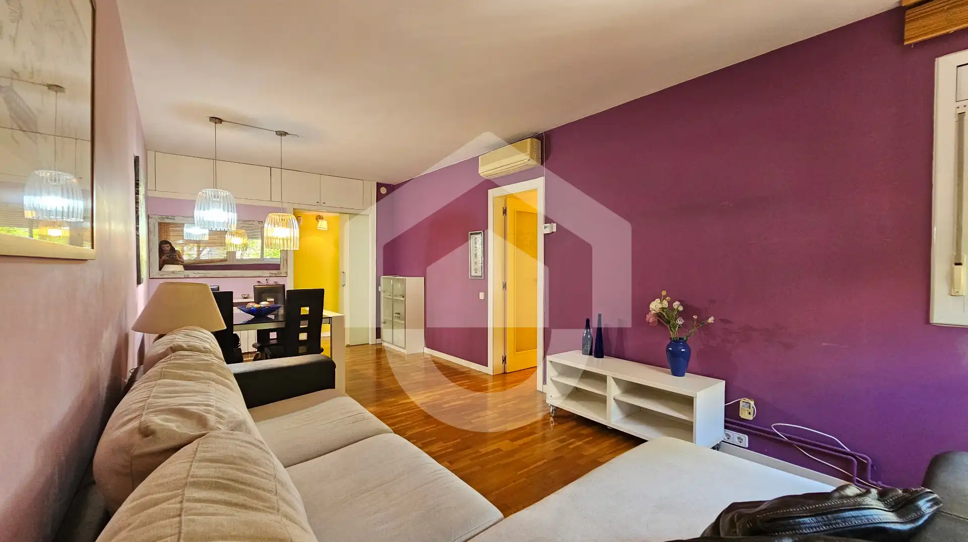 Sala d'estar de Pis en venda en Barcelona amb Aire condicionat i Calefacció