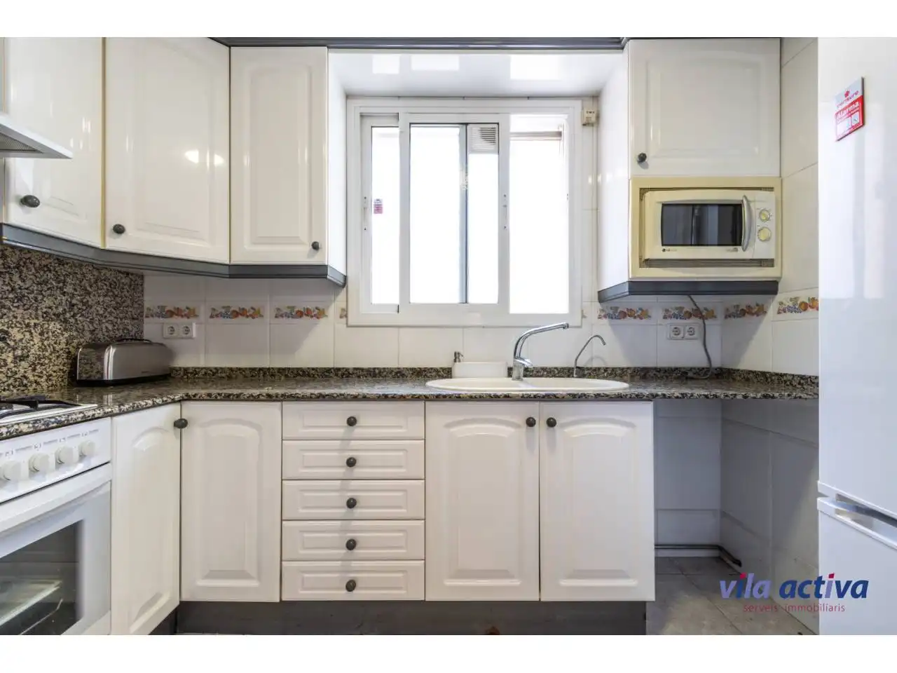 Cocina de Piso en venta en Terrassa con Calefacción, Parquet y Balcón