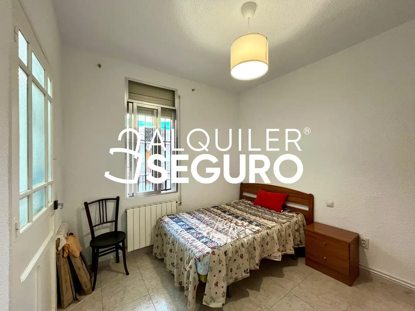 Bedroom of Flat for rent in Madrid  with Heating and Furnished