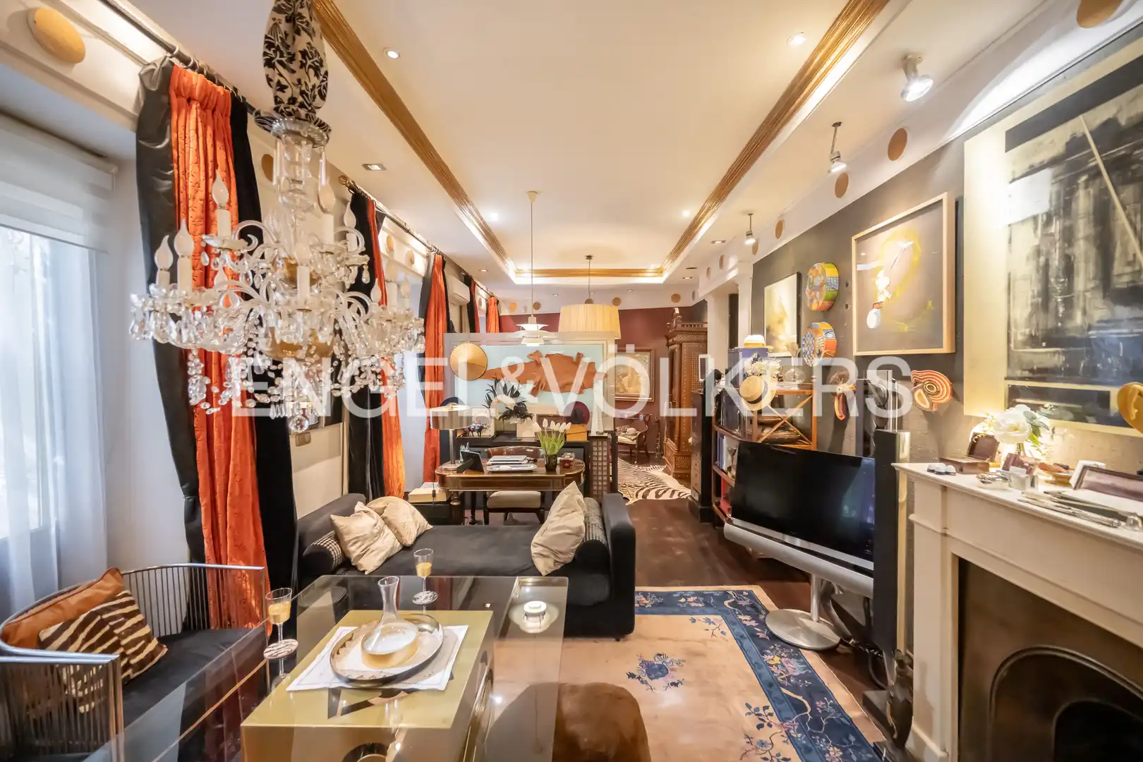 Sala de estar de Piso en venta en Madrid con Aire acondicionado, Calefacción y Balcón
