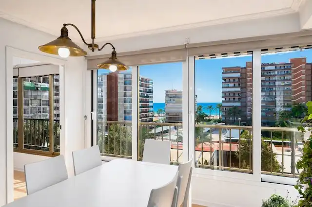 Esszimmer von Wohnung zur Miete in Alicante / Alacant mit Klimaanlage, Heizung und Terrasse