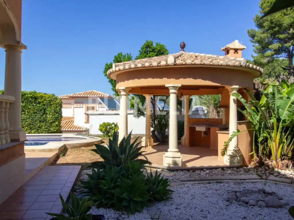 Garden of Houses for sale in Dénia  with Air Conditioner, Private garden and Terrace