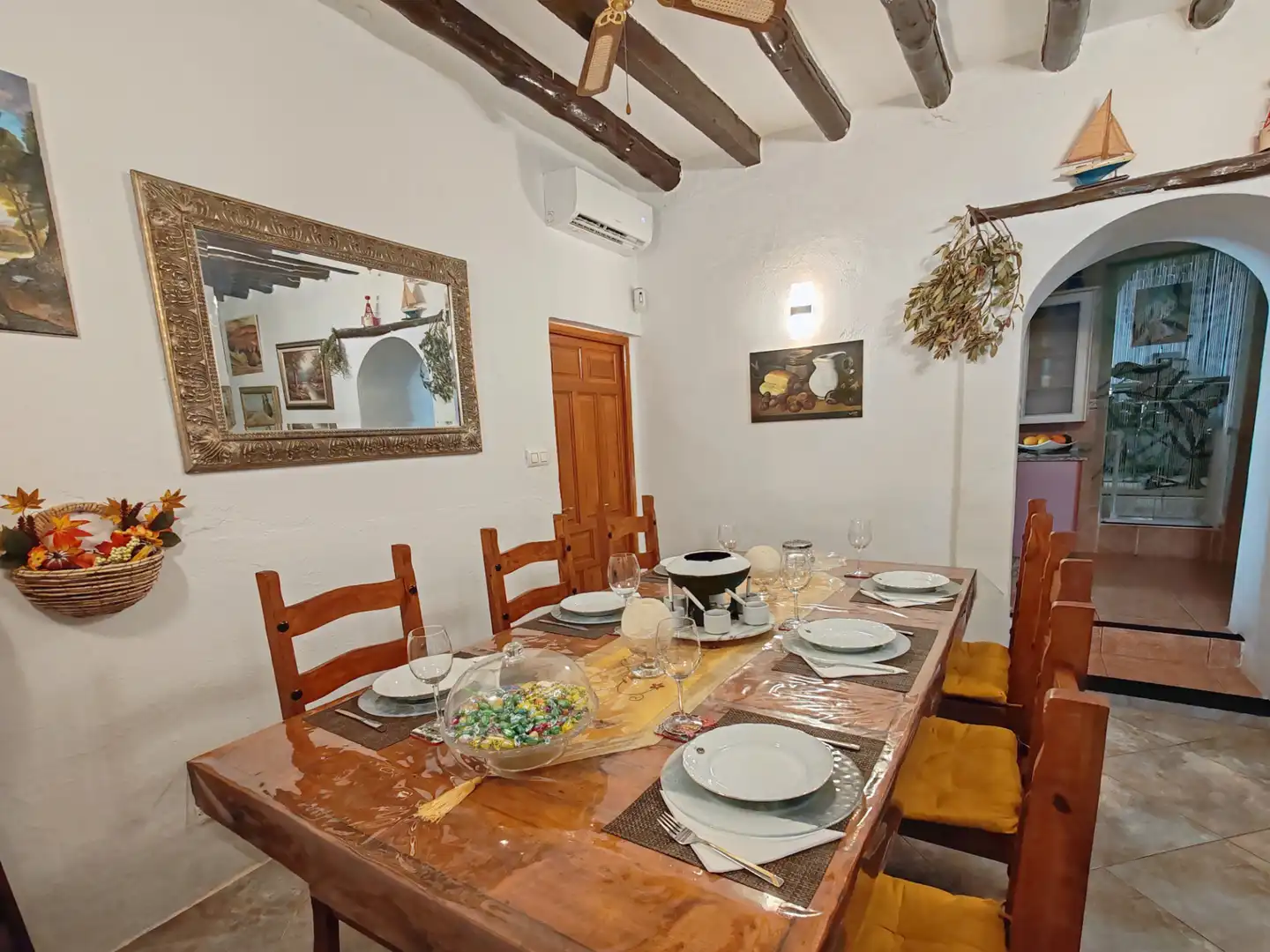 Comedor de Casa o chalet en venta en Huércal-Overa con Aire acondicionado, Jardín privado y Terraza