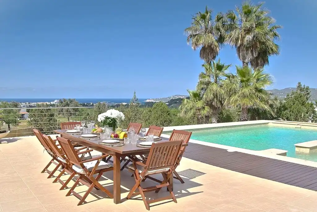 Terrasse von Haus oder Chalet zum Verkauf in Sant Josep de sa Talaia mit Privatgarten, Terrasse und Schwimmbad