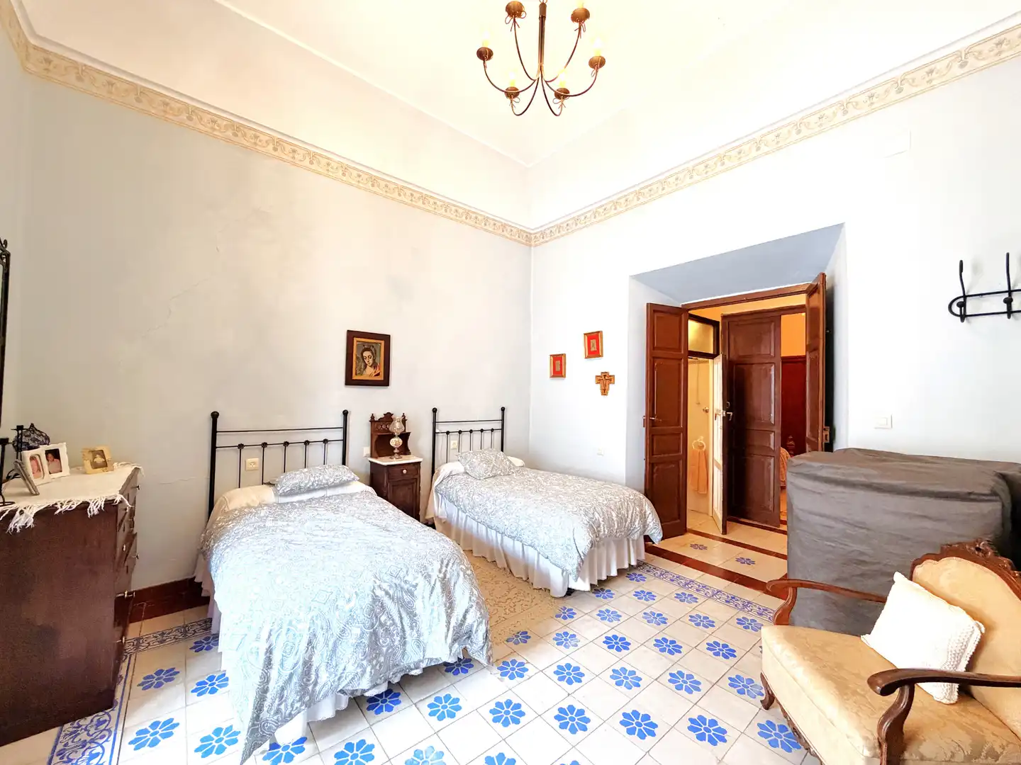 Dormitori de Casa adosada en venda en Zafra amb Aire condicionat i Balcó