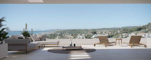 Terrace of Flat for sale in Estepona  with Air Conditioner, Heating and Terrace