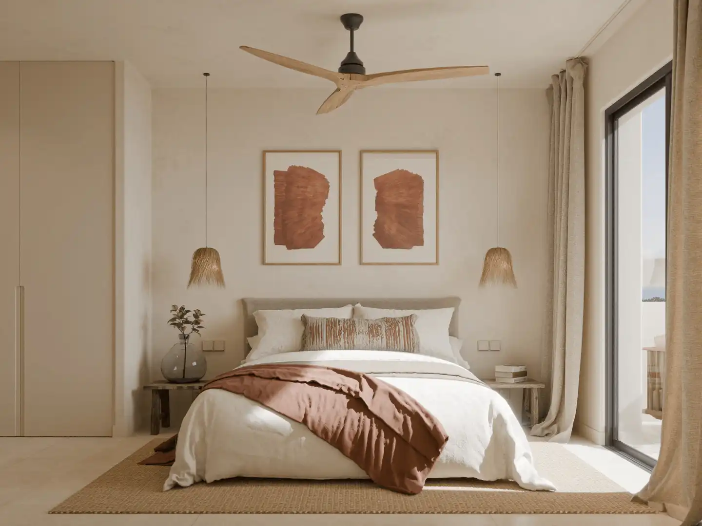 Habitación de Apartamento en venta en Cullera con Aire acondicionado, Calefacción y Terraza