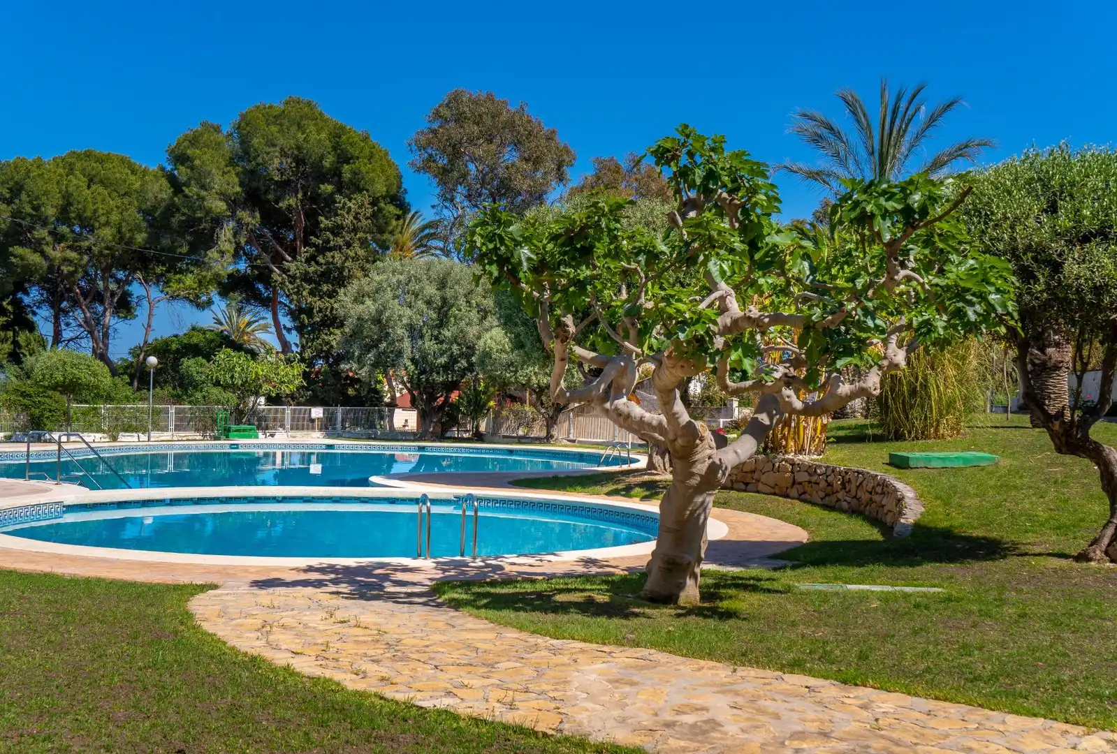 Piscina de Casa adosada en venda en Villajoyosa / La Vila Joiosa amb Aire condicionat, Moblat i Piscina comunitària