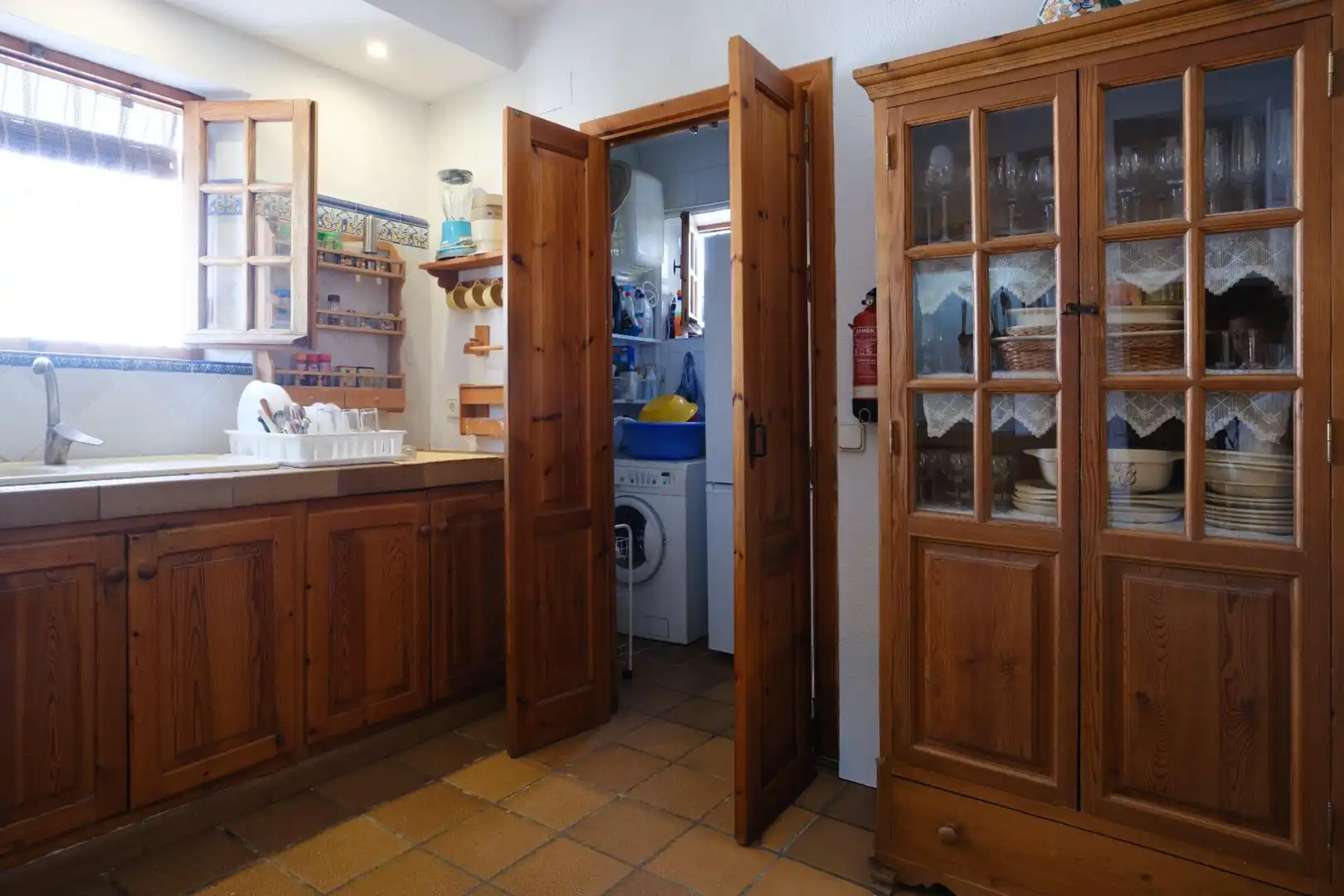 Cocina de Casa o chalet en venta en Alcalá de Guadaira con Aire acondicionado, Calefacción y Jardín privado