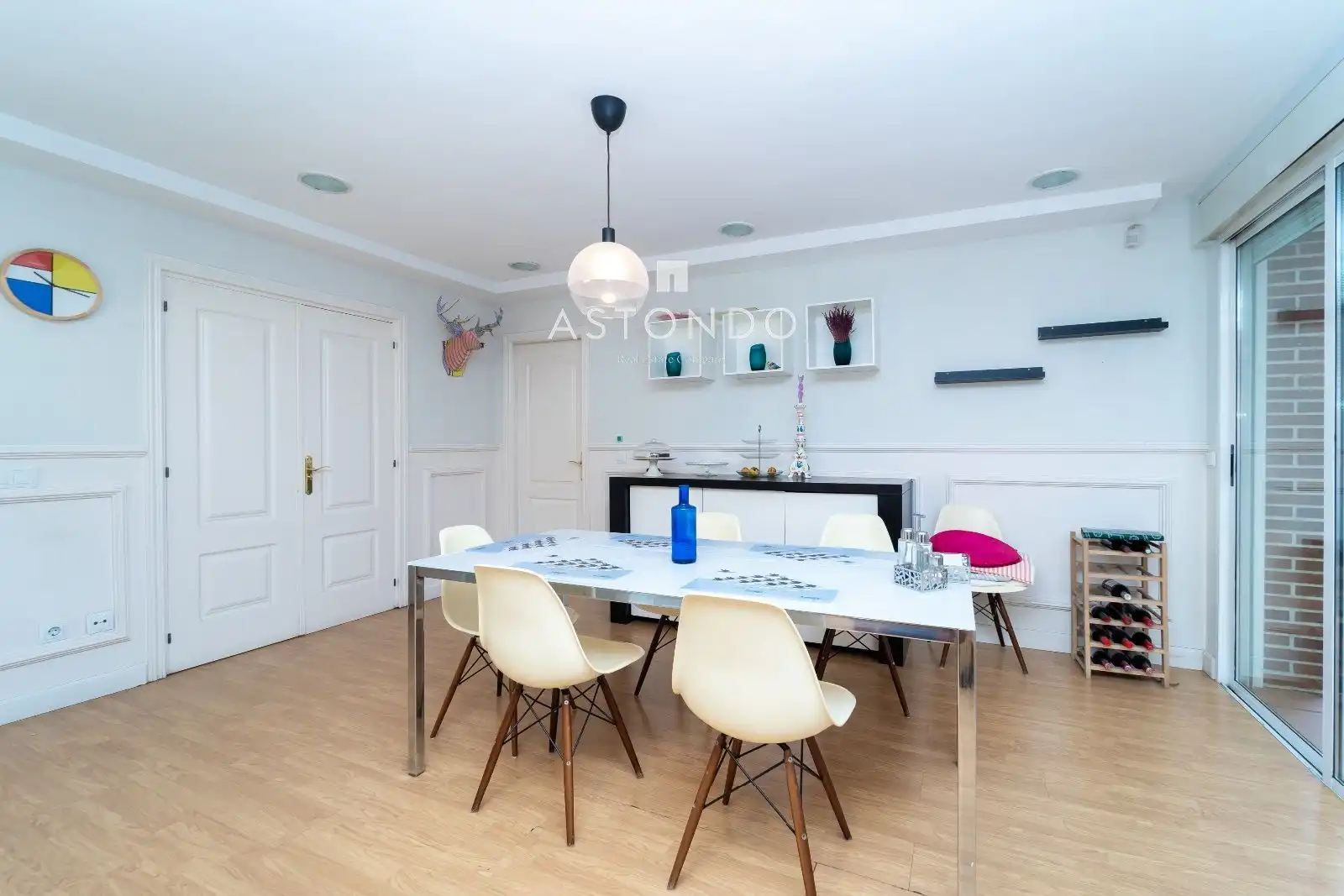 Dining room of Houses for rent in Madrid  with Air Conditioner, Heating and Terrace