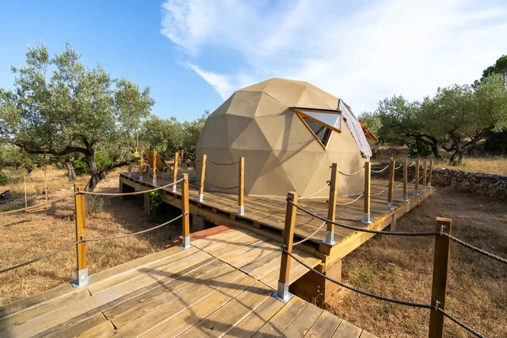Vista exterior de Finca rústica en venta en Aldover con Jardín privado, Terraza y Amueblado