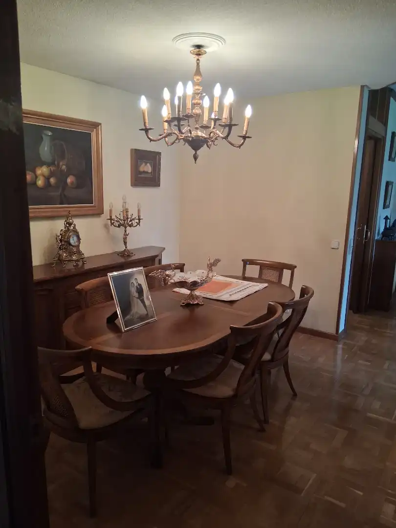 Esszimmer von Wohnung zum Verkauf in Madrid mit Heizung, Parkett und Ofen