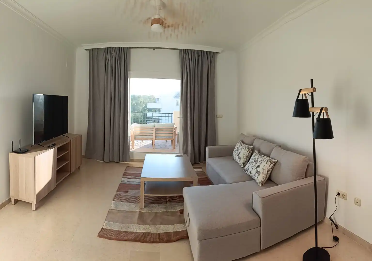 Living room of Apartments for rent in Marbella  with Air Conditioner, Heating and Private garden