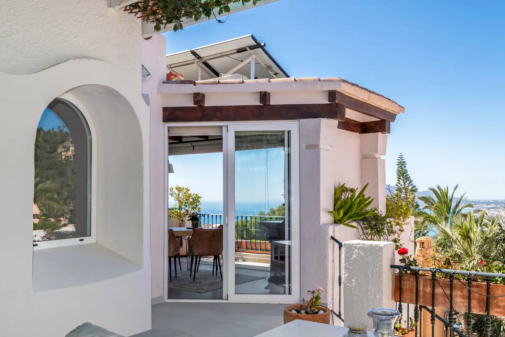 Terrassa de Casa adosada en venda en Altea amb Aire condicionat, Jardí privat i Terrassa