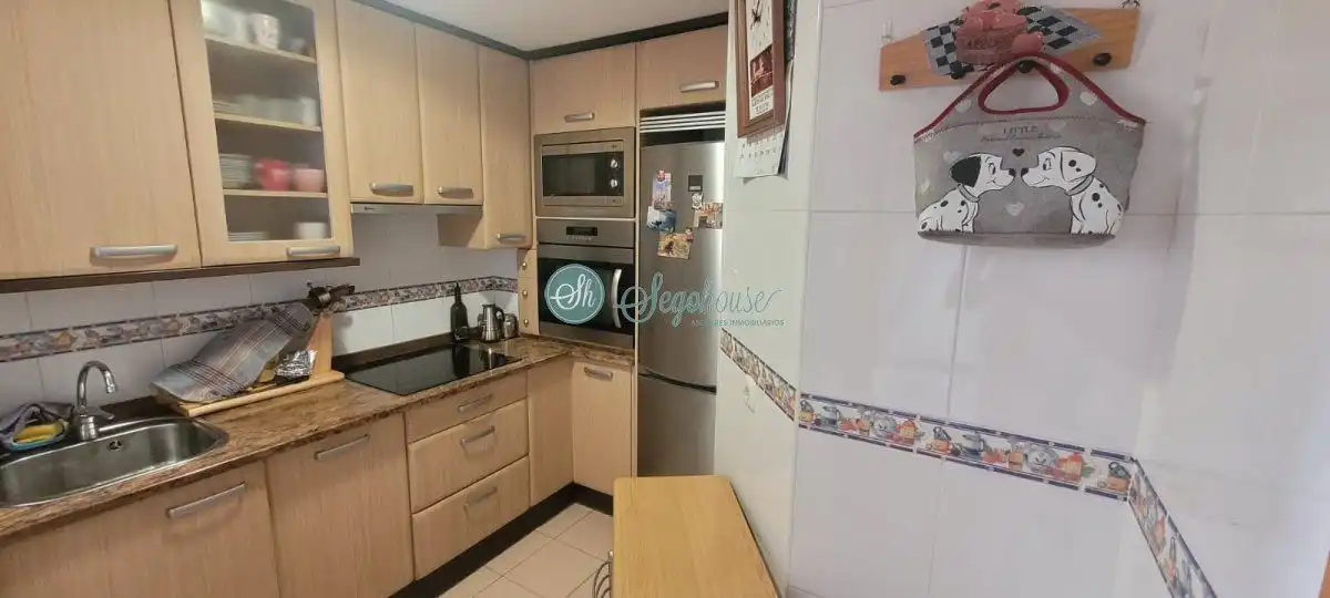 Kitchen of Flat for sale in Segovia  with Heating, Terrace and Furnished