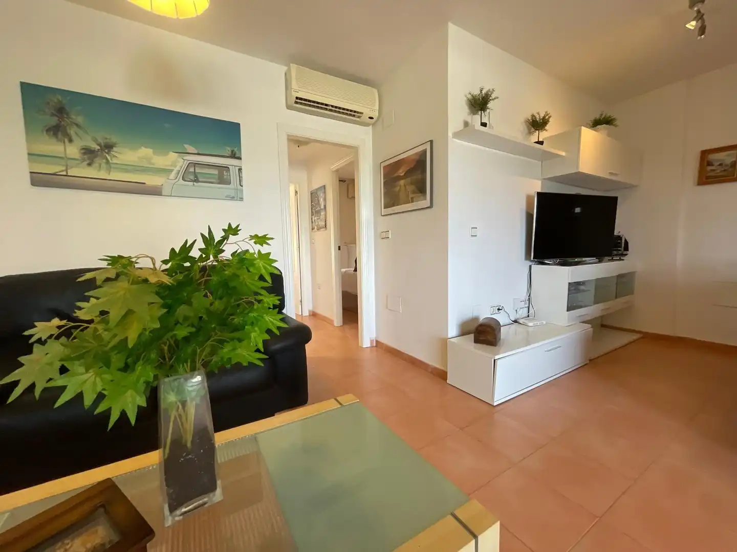 Sala d'estar de Pis de lloguer en Cartagena amb Moblat