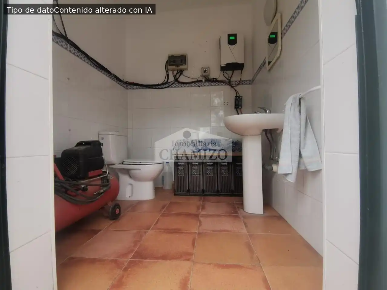 Baño de Casa o chalet en venta en Campanario con Jardín privado, Trastero y Piscina