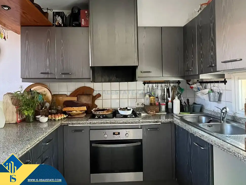 Küche von Maisonette zum Verkauf in Santa Eulària des Riu mit Terrasse, Möbliert und Gemeinschaftspool