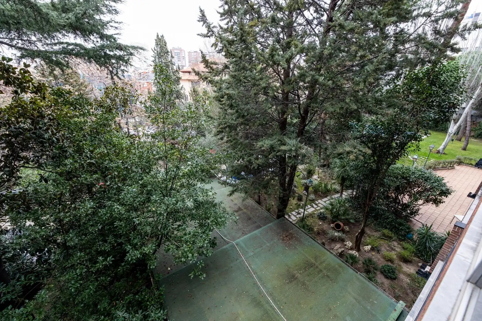 Garten von Wohnungen zur Miete in Madrid mit Klimaanlage, Privatgarten und Terrasse