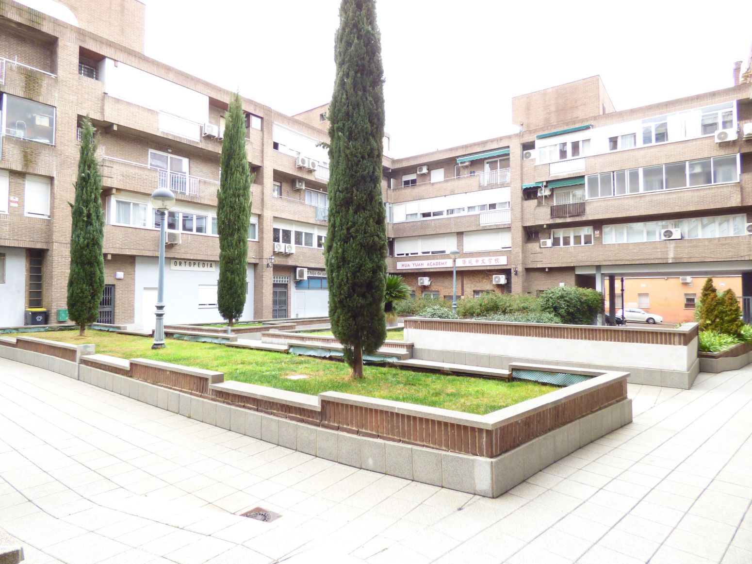 Exterior view of Flat to rent in  Madrid Capital  with Air Conditioner, Heating and Private garden