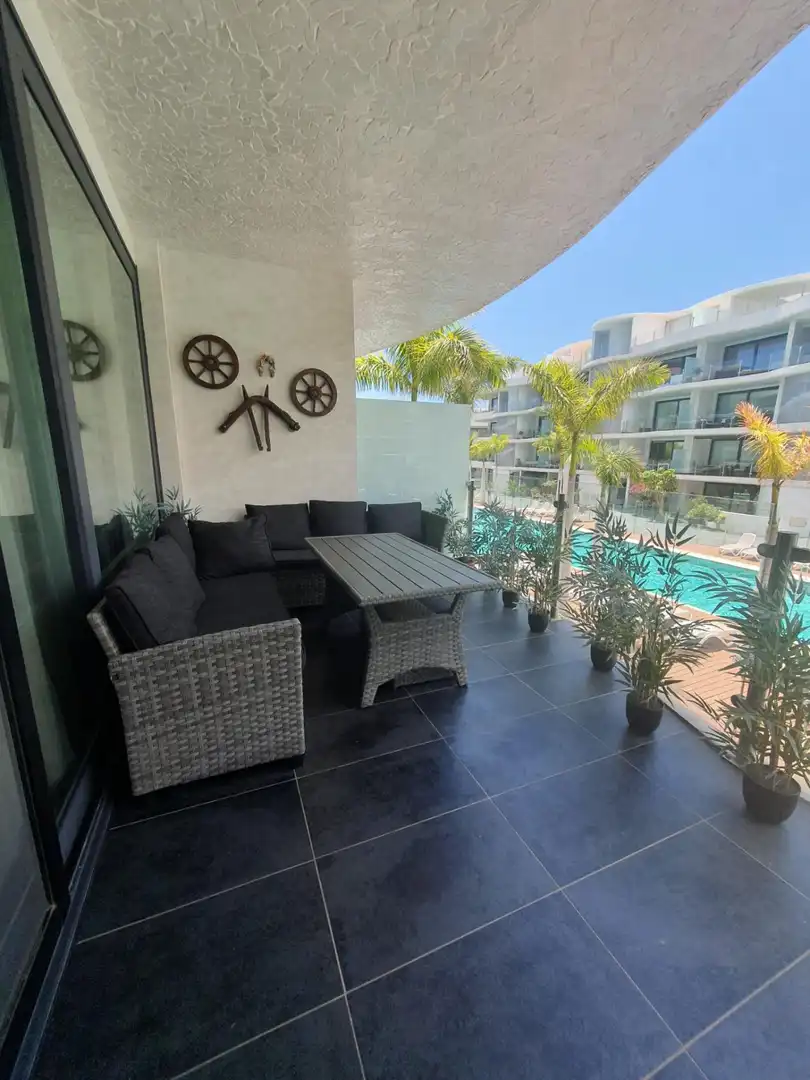 Terrassa de Apartament de lloguer en Arona amb Aire condicionat, Terrassa i Moblat